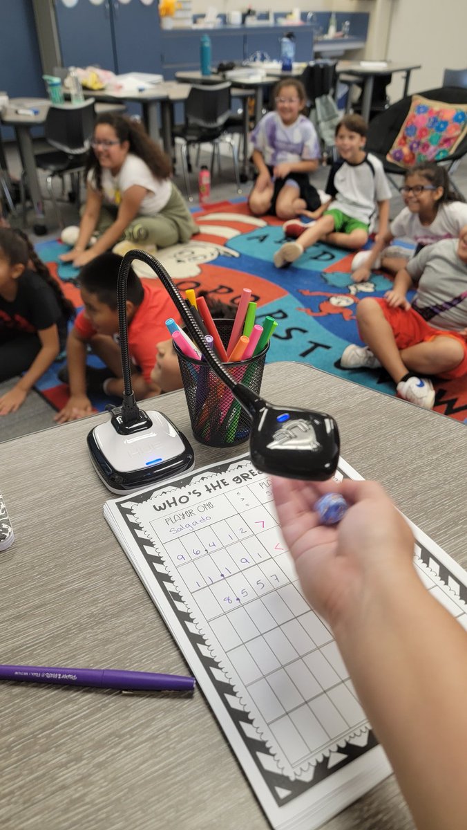 MrsCSalgado's tweet photo. Teacher vs Students. Can you guess who won? So much excitement. #SLEStarsAtWork https://t.co/ryQJ8bvLdj