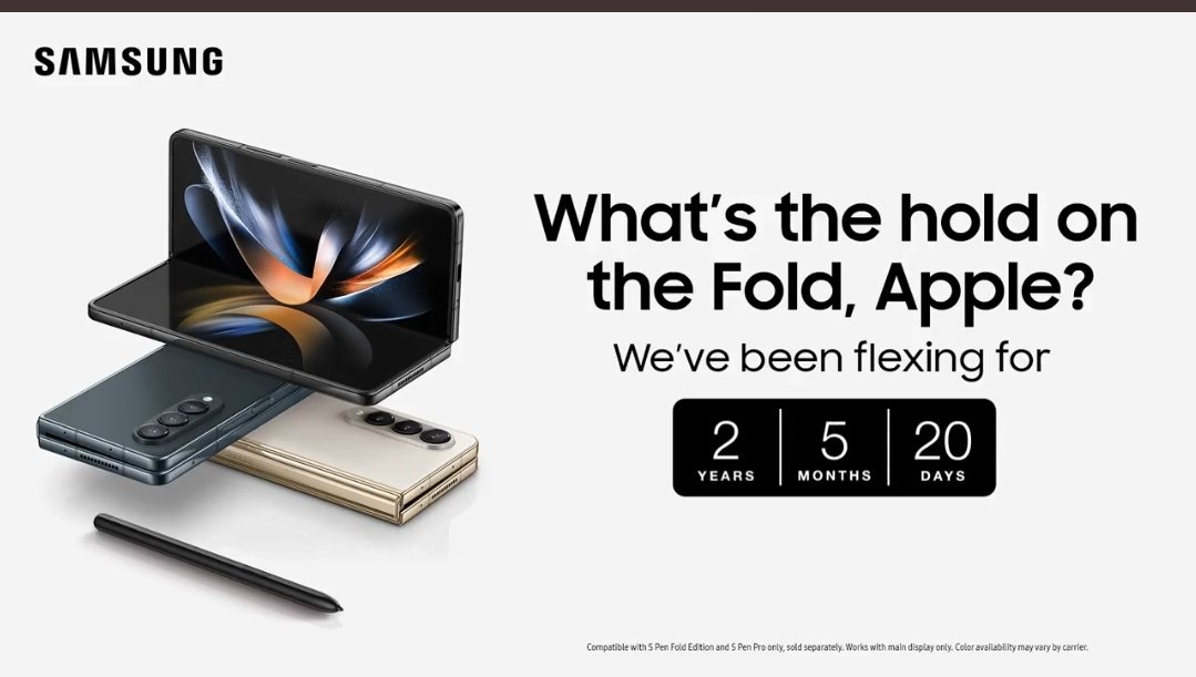 Samsung trolling Apple again💀