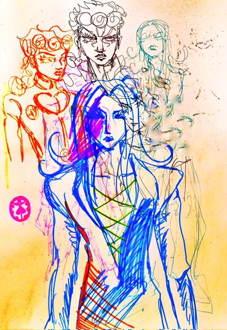 damn who put all these jojoguys in here #jjba 