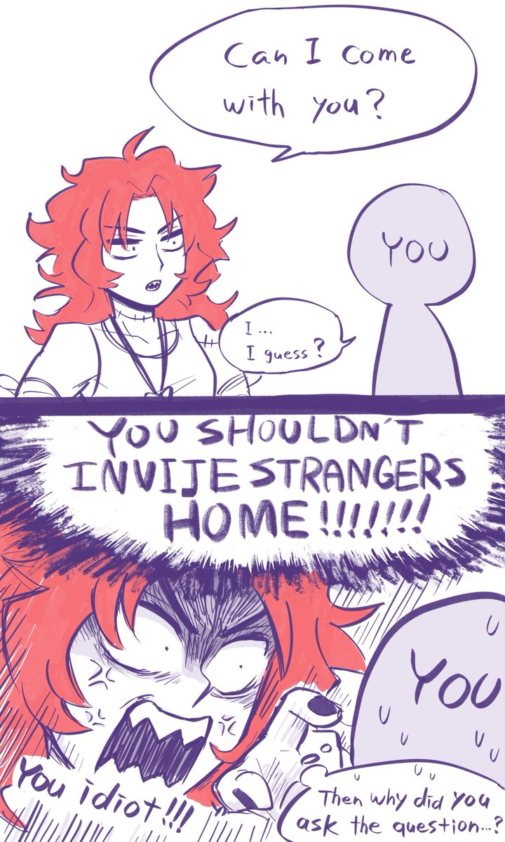 An easily offended Ray reenacted that scene.
Ray belongs to @Yameeowo
#doesona #johndoegame