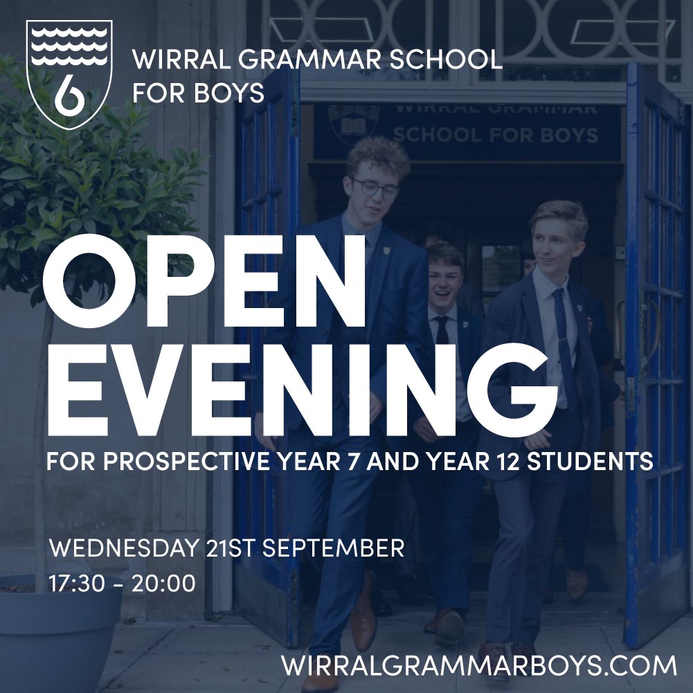 WGSB's tweet photo. Our Open Evening for prospective Year 7 and 12 students is on Wednesday 21st September 17:30 to 20:00 https://t.co/TIdyZcI1mg