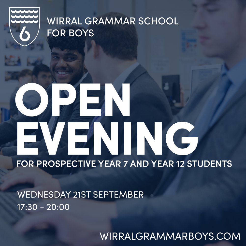 WGSB's tweet photo. Our Open Evening for prospective Year 7 and 12 students is on Wednesday 21st September 17:30 to 20:00 https://t.co/TIdyZcI1mg