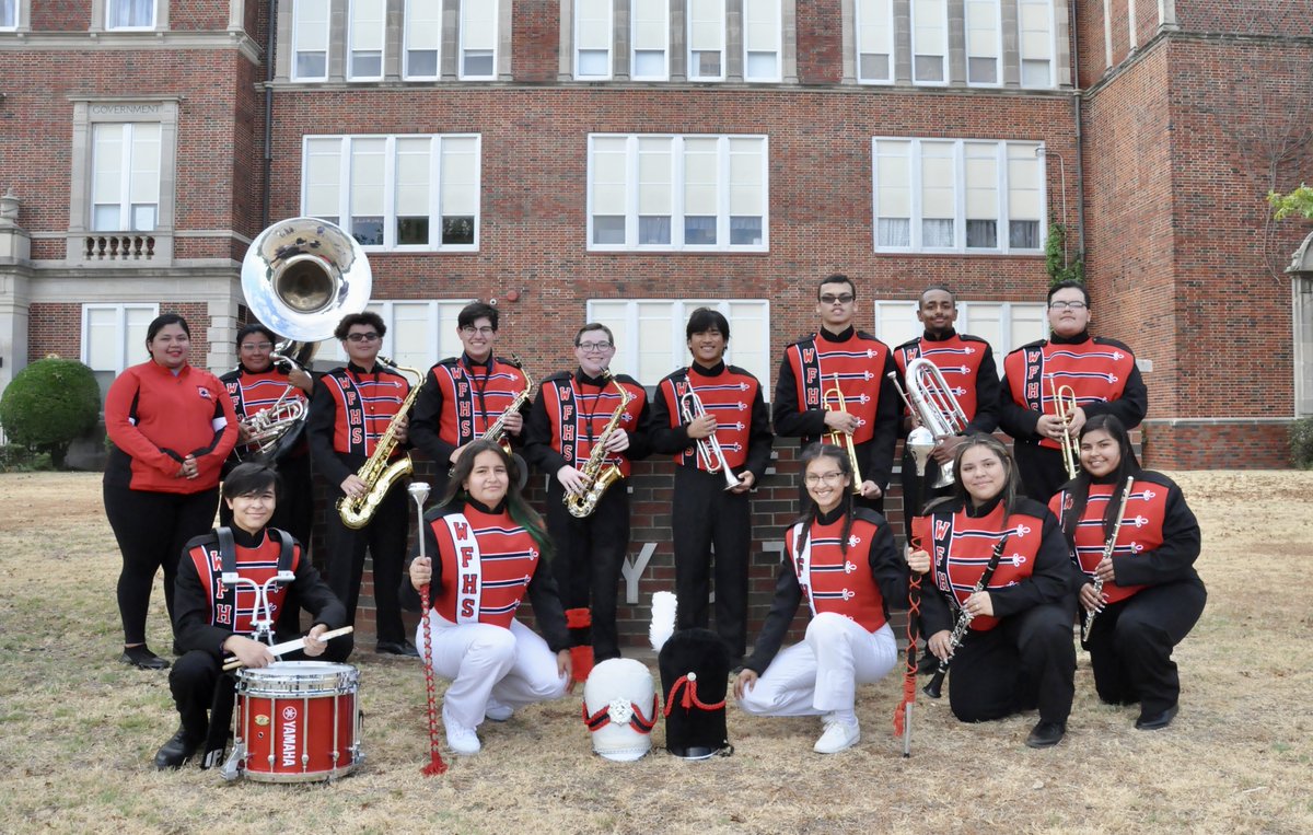 WFHS Big Red Band tweet media