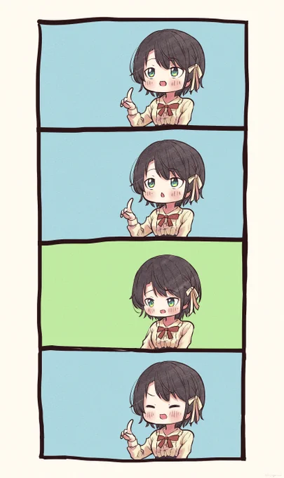 勘違いがありネタが成立しなくなってしまって絵だけが残った悲しき4コマ 