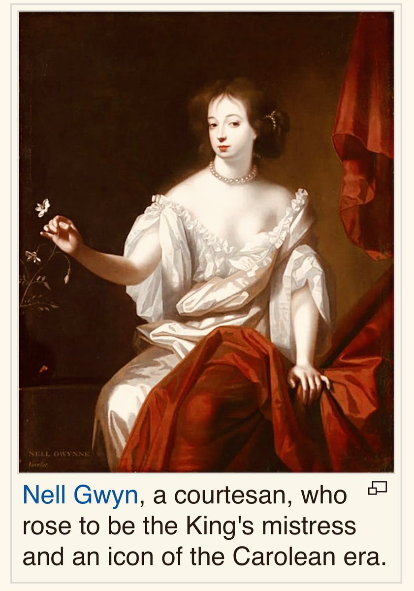 LondonHarlot's tweet photo. My favourite Carolean #NellGwynn 👑 #CarolineEra #CaroleanEra #KingCharles https://t.co/B5k44cooVM