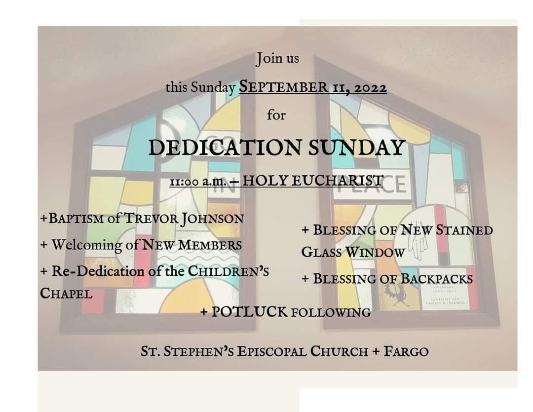 ststephensfargo's tweet photo. It's going to be a busy but amazing Sunday at St. Stephen's this week. https://t.co/Nwk4c3hPCs