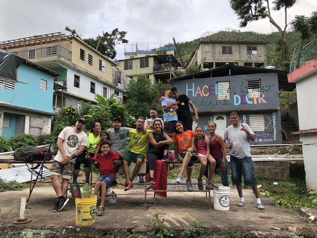 I want to introduce you to a group of young leaders from the small town of Comerio, Puerto Rico. Their work in the aftermath of Hurricane Maria to restore a ravaged community demonstrated the hope and possibility of people coming together for the good of the collective. 🧵