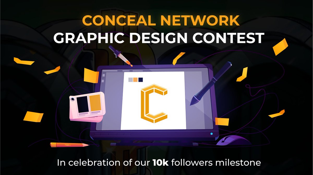 ConcealNetwork's tweet image. Dear Concealers, our Twitter account has reached the 10k followers milestone!🎉

To celebrate we are holding a brand new contest.👀

🗓️9th - 26th Sept
🎁$100 $USDT in prizes
✅Comment ur submission below

concealnetwork.medium.com/conceal-networ…

#GraphicDesign #Contest #Giveaway #Crypto $CCX