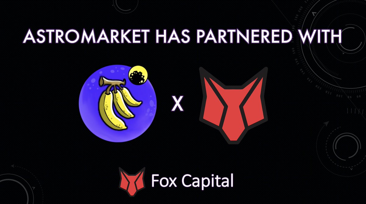 ErosNEAR's tweet photo. AstroMarket has closed a private funding round led by @foxcapitall https://t.co/7Pkqgx4VYi