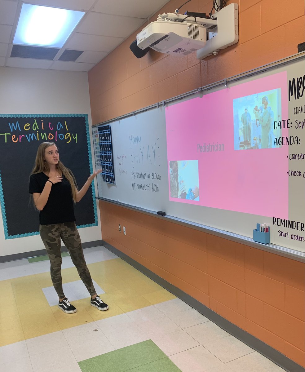 SoLee_AOLS's tweet photo. Our awesome students presented career exploration presentations today! We loved hearing all about the different medical professions and what each student is interested in. So proud of them! @SoLeeHS @leecoschoolsnc  @NAFCareerAcads https://t.co/9rE80DbDzi