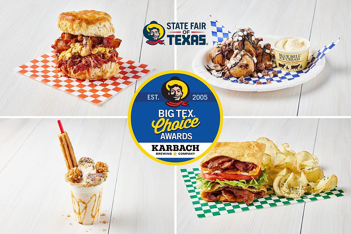 ItsAlexLuckey's tweet photo. I got to try all of the Big Tex Choice finalists before the State Fair kicks off September 30, and I couldn’t possibly pick my favorite.
Highlights included the Deep Fried BLT, Holy Biscuit, and the Deep Fried Lasagna Roll which is featured in the last photo. #StuffingMyFace https://t.co/s3vj8PvVrj