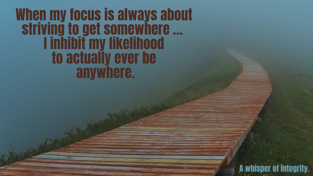 WHISPER 590  #Somewhere #Striving #ActuallyBe #ROI #ReturnOnIntegrity #Integrity #Connection #CoreValues