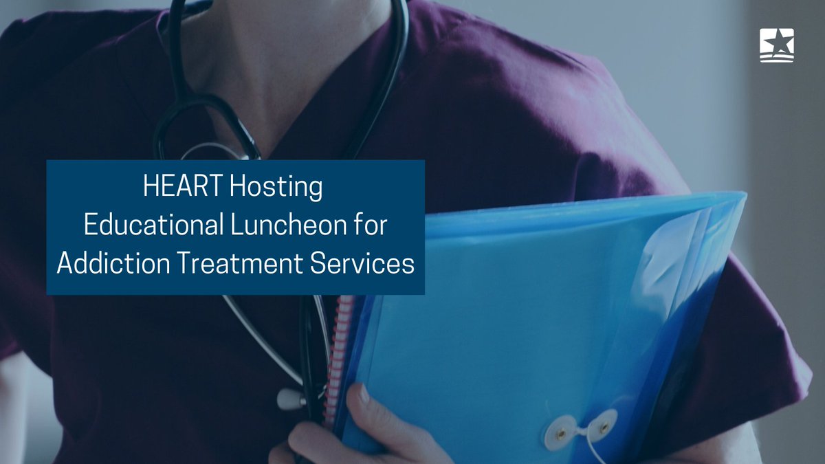We are partnering with the HEART Initiative (Hospital Engagement Addiction Resources Team) to provide assistance to health systems interested in starting or expanding inpatient addiction treatment services. Join the luncheon on Oct. 10: bit.ly/3RLU6Re