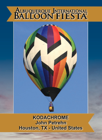 Welcome Pilot John Petrehn of Houston, Texas. John flies the balloon Kodachrome. #BalloonFiesta