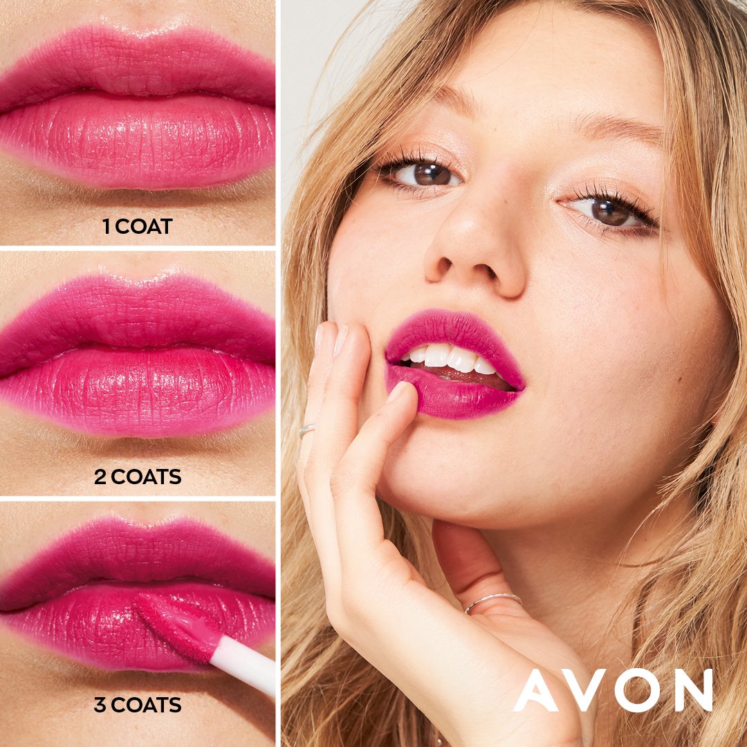 Lipstick can be buildable. You can decide how strong your lip
colour will be.