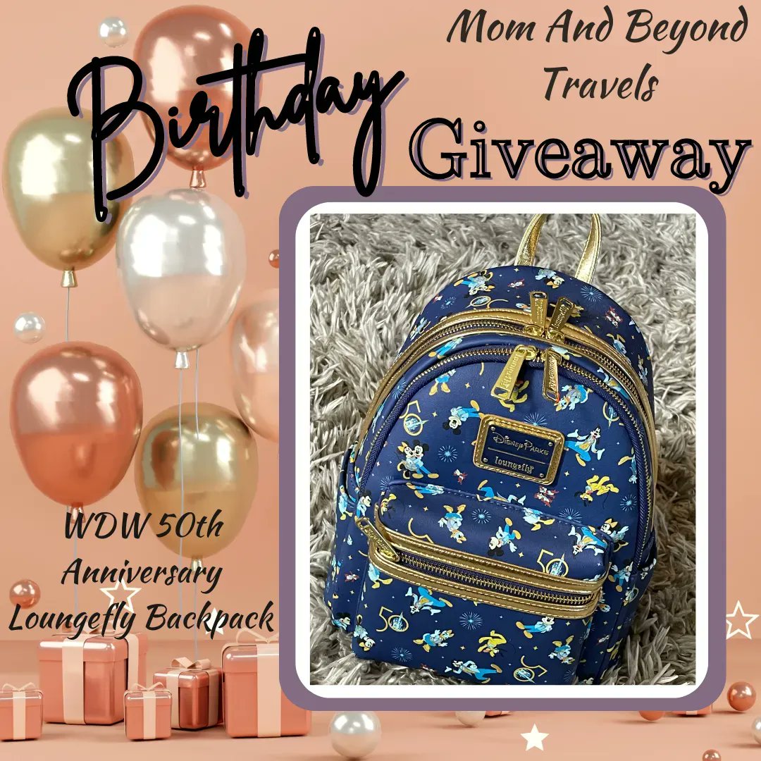 NicholeMcKune's tweet photo. #Birthday #Giveaway to #win a #WDW50th anniversary #Loungefly Mini Backpack?
Visit https://t.co/xk9qO4V8kk to enter
RT or comment for extra #entries
ends 9/19
US only
#disney #disneyvacation #prize #disneytravel #sweepstakes #iplanthemagic #howtodisney #traveltips #vacationhelp https://t.co/CDwRUBQUnm