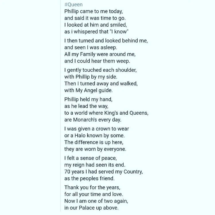 Littlebot89's tweet image. 70 years of dedicated service and still kept going right to the very end.
Always thought she was immortal and would out live us all. Rip Queen Elizabeth II