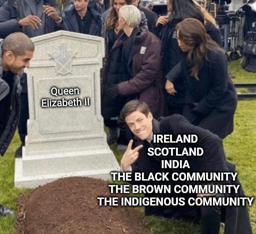 We do not mourn colonizers, EVER
#BlackTwitter #QueenElizabeth 
#KingCharles #AbolishTheMonarchy