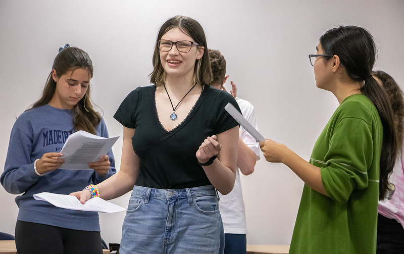 Upper School students took a meaningful risk this week and tried out for parts in our fall play, "Clue." Get ready to see these stars on stage in a couple of months!