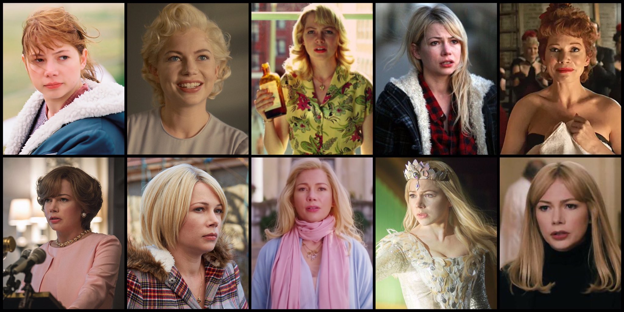 Happy 42nd birthday to the magnetic, Michelle Williams! 