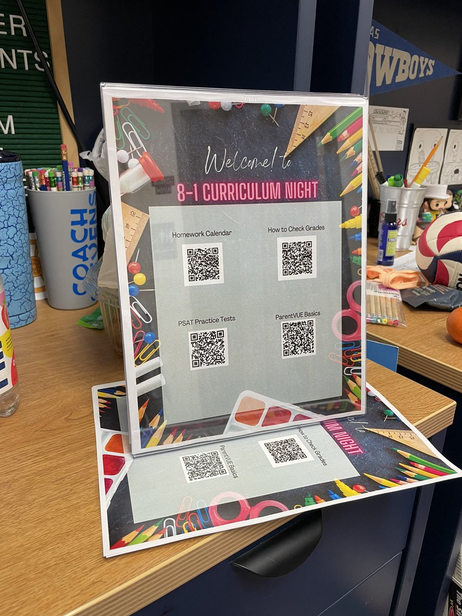 Team 8-1 is getting excited for curriculum night! See you on Monday!