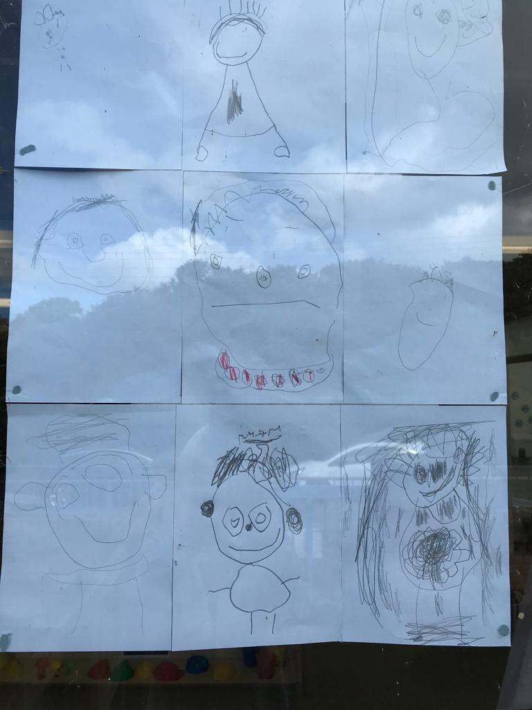 Mrs_A_Freeman's tweet photo. It's been a whirlwind first week back. We finished the week with our own Early Years tribute to Queen Elizabeth II. @SychdynSchool #HerMajestyQueenElizabethII https://t.co/InIjlrAg1k