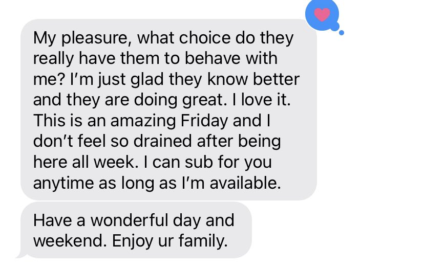 Best. Sub. Ever. 🥰🥰