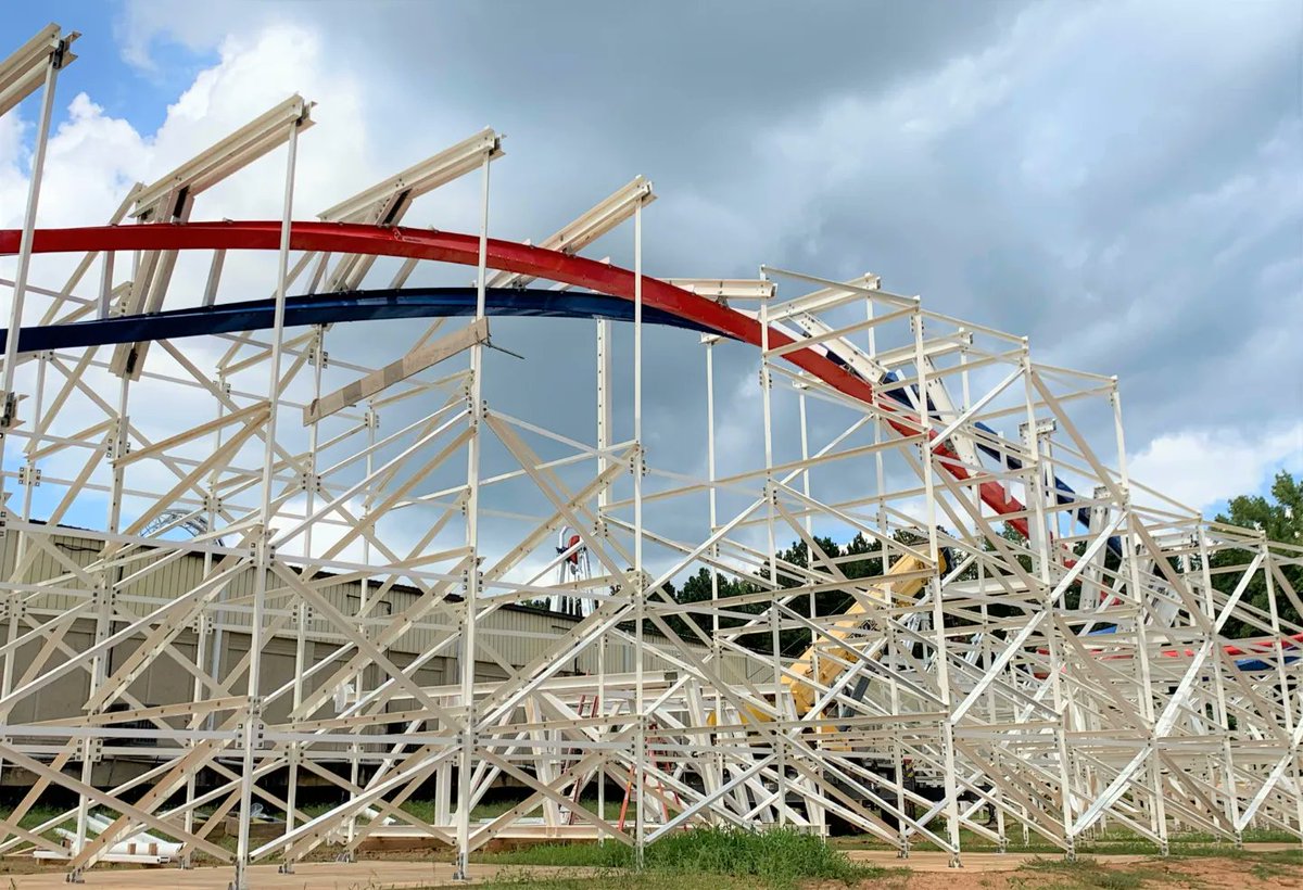 FunSpotAmerica's tweet image. It's ArieForce One Friday! Crews have been hard at work on the station and progress keeps rolling along!

#funspotamerica #funspotatlanta #arieforceone #rmc