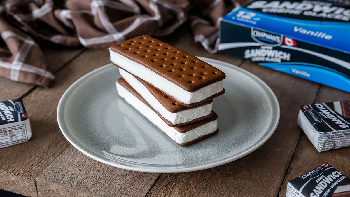 Our Super Vanilla sandwich is Canada’s favourite. We use more than 70 million cookies for our ice cream sandwiches annually. 🤯 That’s enough cookies to stretch from the coast of British Columbia to the banks of Newfoundland and Labrador. #FunFactFriday #ChapmansIceCream