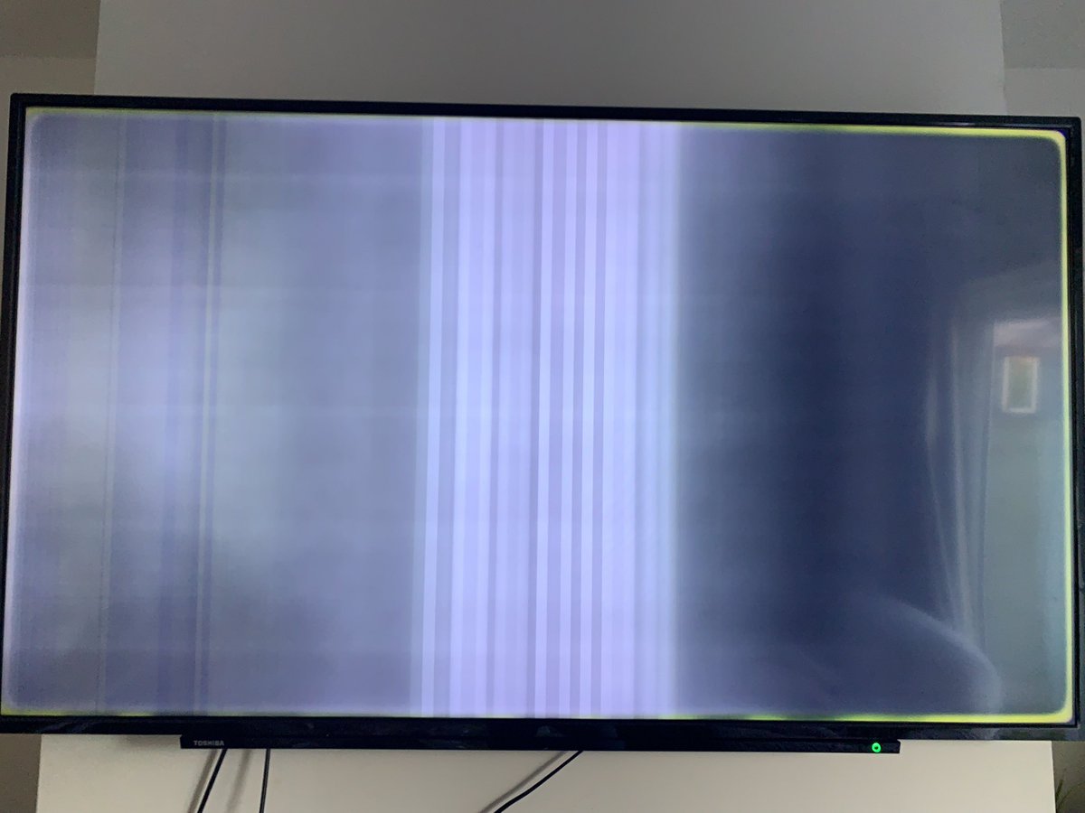 charzhall84's tweet photo. @Tesco had my Toshiba tv for 9 months… and this has happened. I’ve noticed online it’s a common fault as there have been a lot of complaints regarding this happening. I have the receipt still but not the box!! Any ideas? I’ve tried calling but been cut off 3 times 😡 https://t.co/zjj6YmLyKq