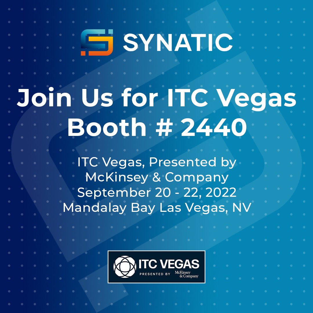 Headed out to #ITC2022? We will be out there at #itcvegas2022 at Booth 2440!

Book a meeting with us in Vegas -> bit.ly/3B4ihUn

#ITC2022 #data #saas #Insurtech #insurance #insuranceindustry #insurancesolutions #integration #dataintegration #automation