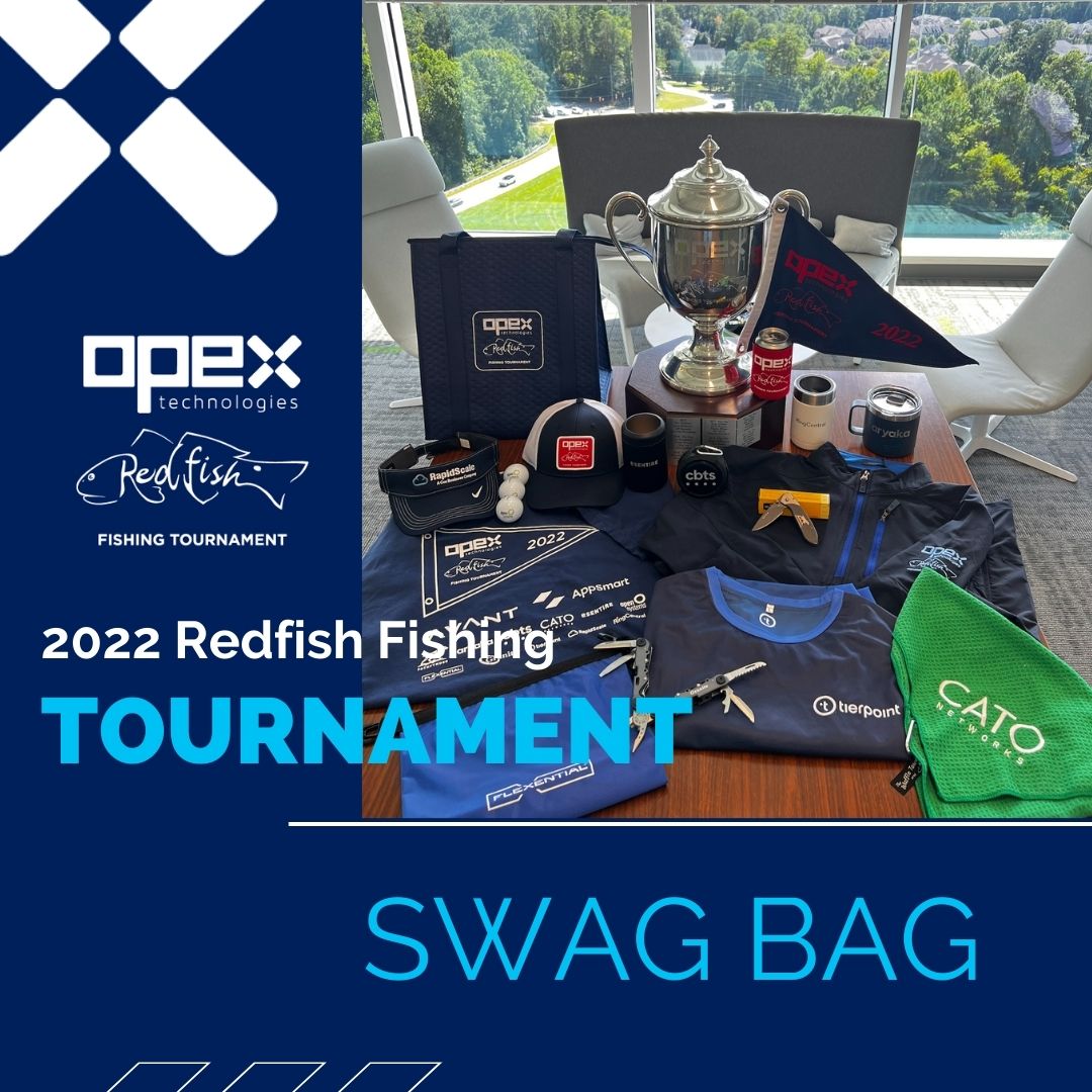 We are getting excited to be in River Dunes for our 8th Opex Technologies Redfish Fishing Tournament next week, September 13th - 16th. Check out this years awesome swag bag courtesy of our tournament sponsors!

Stay tuned for live tournament updates: bit.ly/3TPikMr