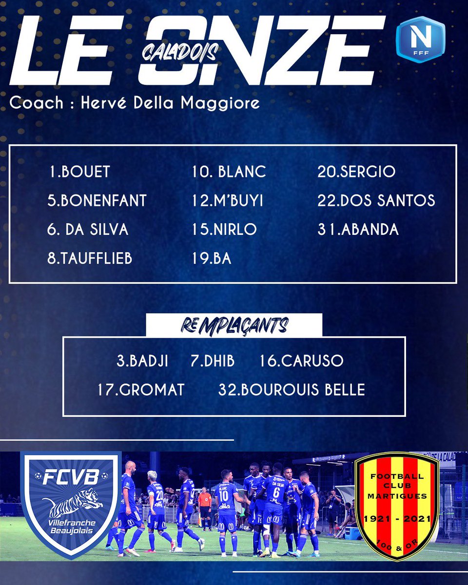 FCVB_officiel's tweet photo. 𝑳’𝒂𝒗𝒂𝒏𝒕 𝒎𝒂𝒕𝒄𝒉 | #FCVBFCM ⏳
𝐗𝐈 𝐝𝐞 𝐝𝐞́𝐩𝐚𝐫𝐭 𝐝𝐮 𝐜𝐨𝐚𝐜𝐡 𝐃𝐞𝐥𝐥𝐚 𝐌𝐚𝐠𝐠𝐢𝐨𝐫𝐞 👥
#TeamFCVB #NationalFFF https://t.co/DDx6RFLBDm