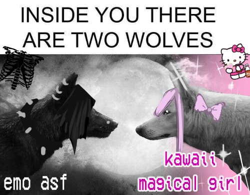 Esta imagen representa mi lobo interior.

Esta tarde/noche a las 20:30 juego con <a href="/Sergio_D_G/">Serdega🇪🇸🐻</a> que me hará de sensei. Actual jugador de <a href="/GadirWolves/">Gadir Wolves</a> como Toplaner. Veamos de qué somos capaces en el pozo de las SoloQ.

 twitch.tv/nekalaxia