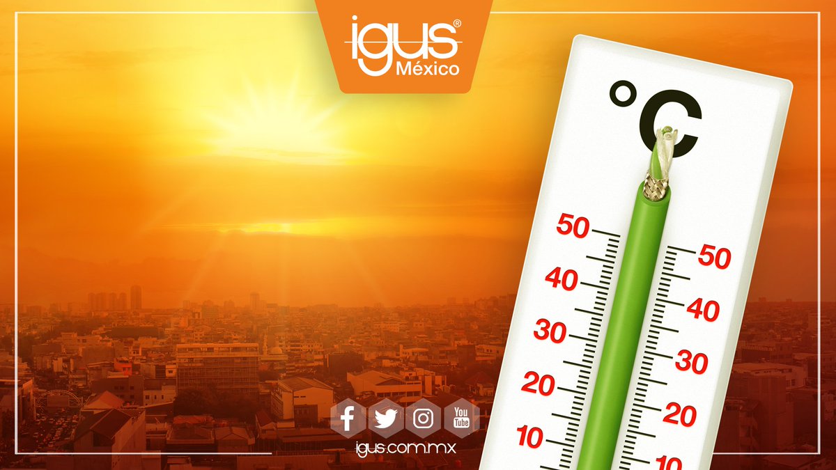 ¡Las temperaturas están subiendo de nuevo y nos damos cuenta de cómo el calor se está poniendo sobre nosotros! 

igus.com.mx/info/unharness…

PVC hasta +70°C 
PUR hasta +80°C 
TPE hasta +100°C
igus.com.mx/info/unharness…

#igus #chainflex #cable #cables
