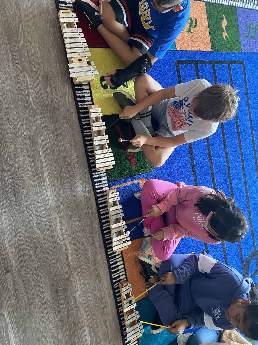 MsYsMusicians's tweet photo. Best way to review mallet technique is with a mallet massage! These third grade musicians got their hands on instruments and played beautifully! @MrsMorris218 @VS13UFSD #teamwheeler @WheelerAvenue https://t.co/lnl8KIhMJk