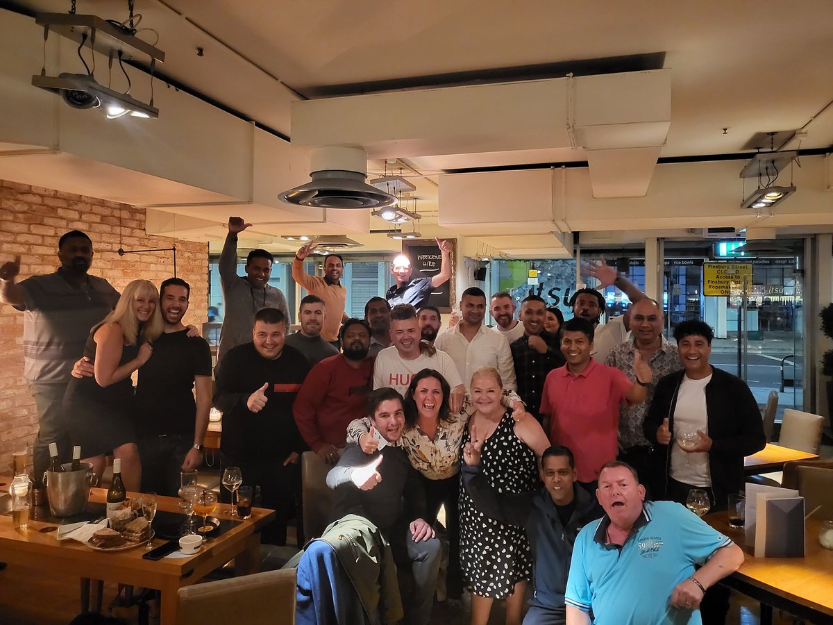 A great farewell from all my team..... thanks for everything you guys are all awesome!!