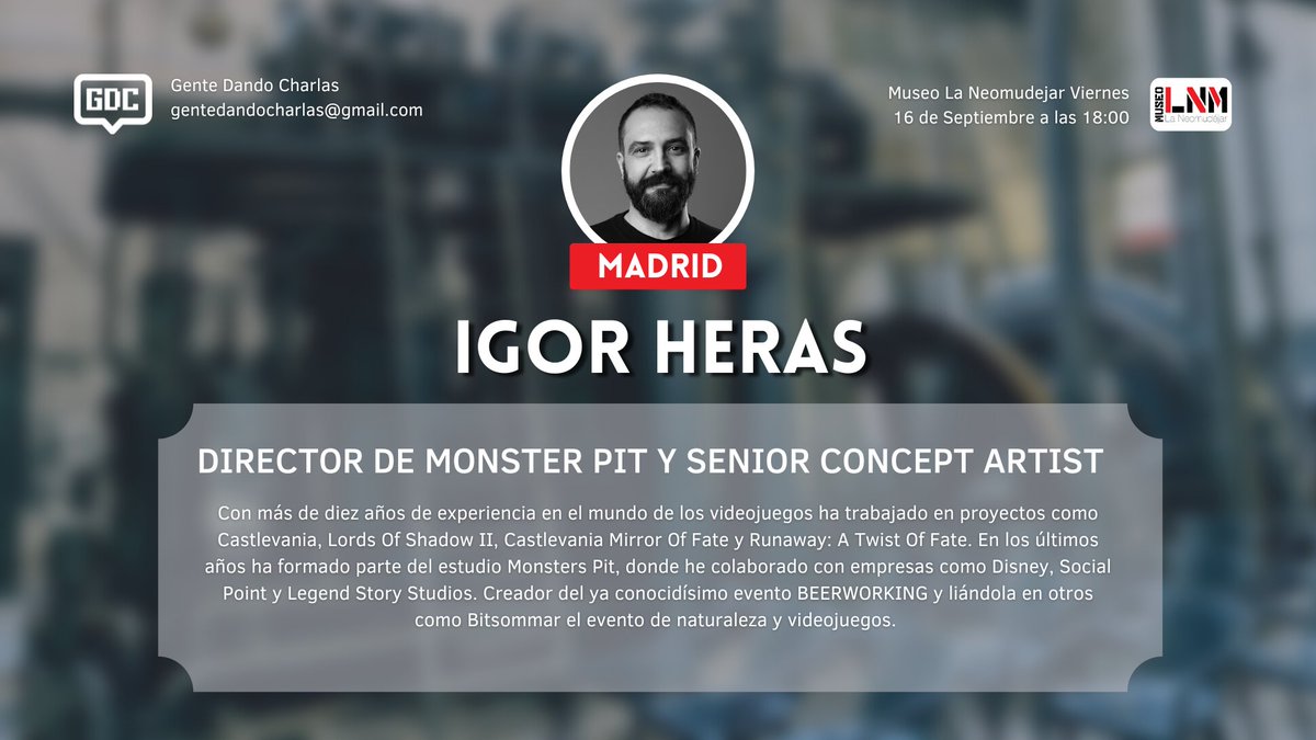 Gente Dando Charlas tweet media