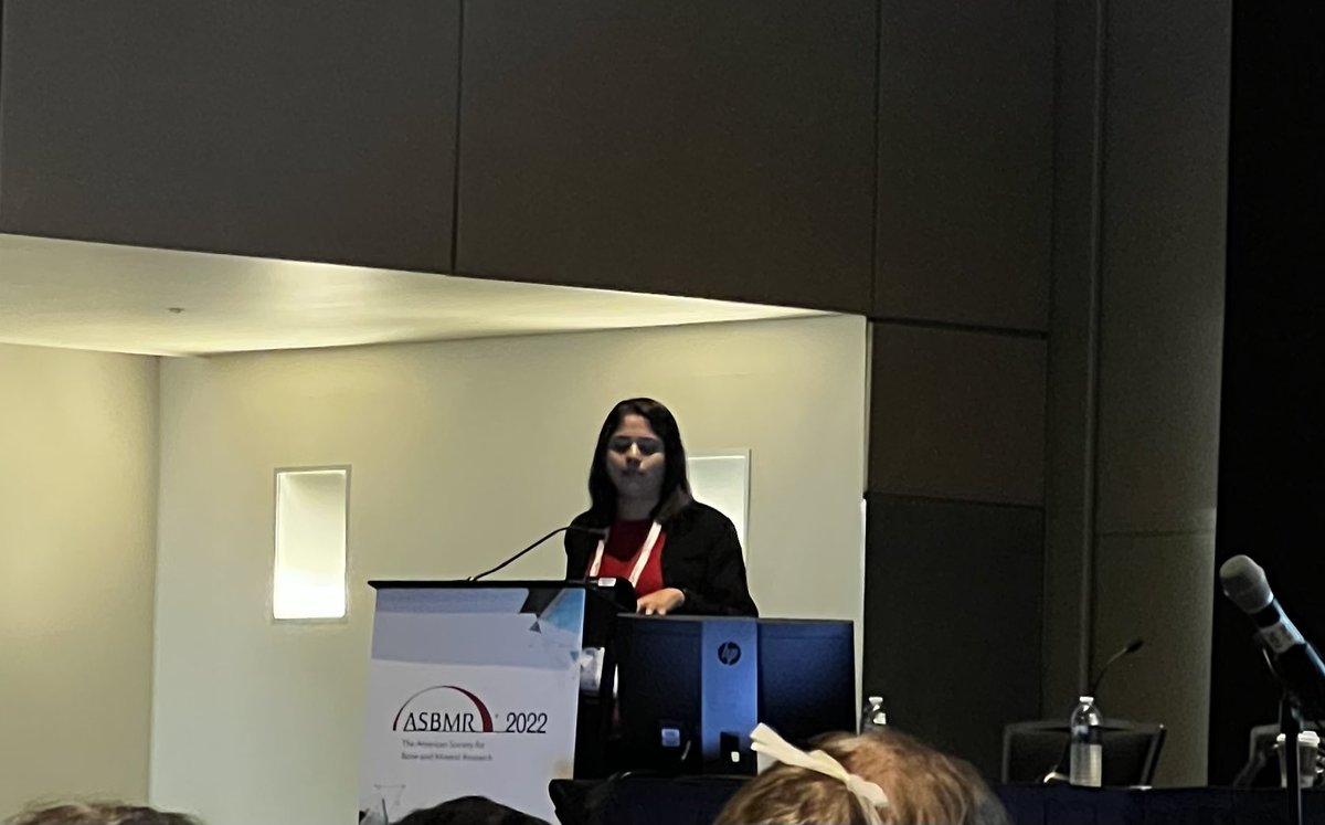 Absolutely phenomenal talk about Yap targets by <a href="/Madhura0327/">Madhura Nijsure</a> from <a href="/jboerckel/">Joel Boerckel</a> ‘s lab #ASBMR2022 🦴
