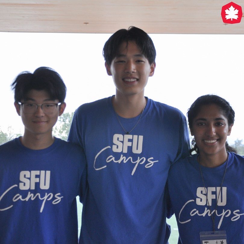 sfucamps's tweet photo. 🙌🏼VOLUNTEERS OF THE WEEK: JASON Z, ALEX G, and JANNAT K ⚡️These volunteers left an amazing impact on our campers this week! The instructors wanted to highlight their amazing work and dedication. https://t.co/W8sMd1HuXu