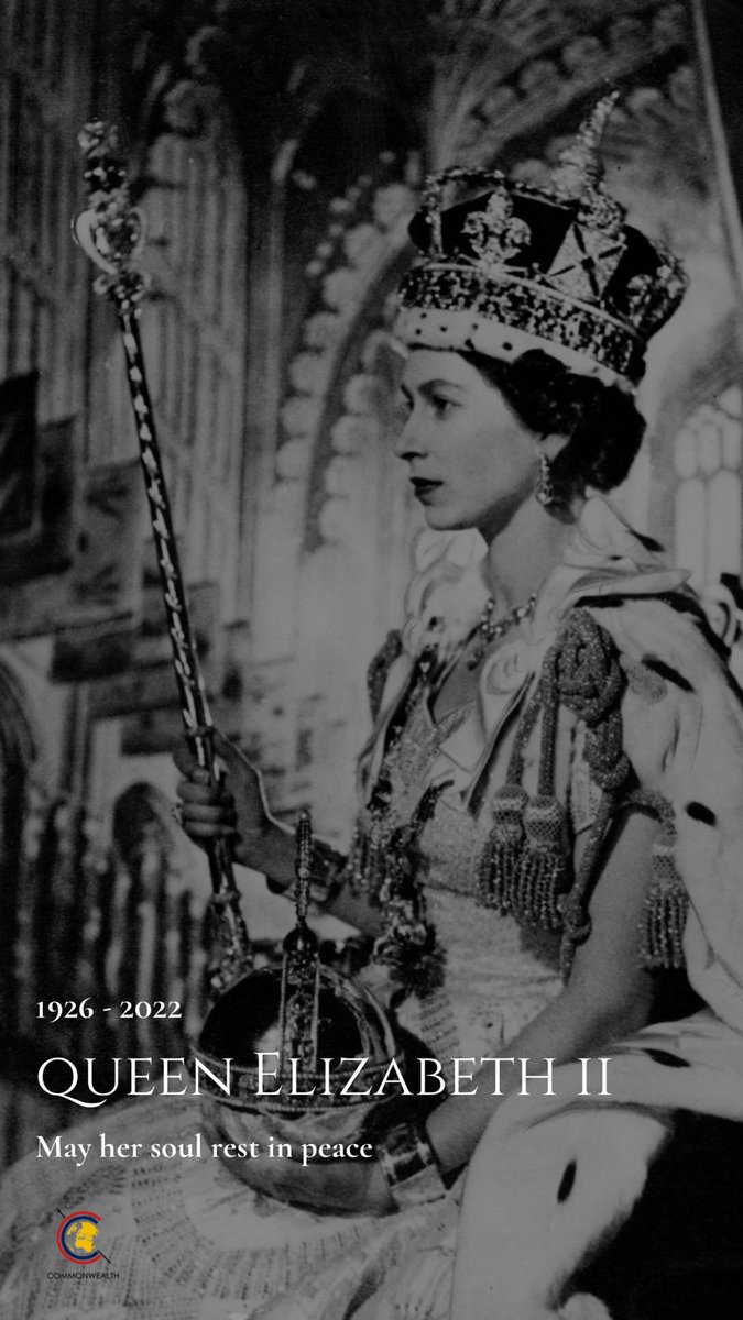 CommonwealthGY's tweet photo. We mourn profoundly the passing of H.M Queen Elizabeth II, yesterday. Her legacy will loom in the pages of the Commonwealth’s History, and the story of our world.
#commonwealth #ripqueenelizabeth https://t.co/VNP2QJDlEt