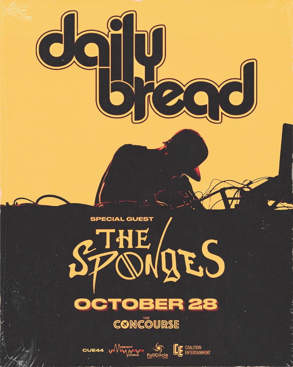 hitting The Concourse in Knoxville Halloween weekend. tix on sale now!

dailybreadmusic.com/tour