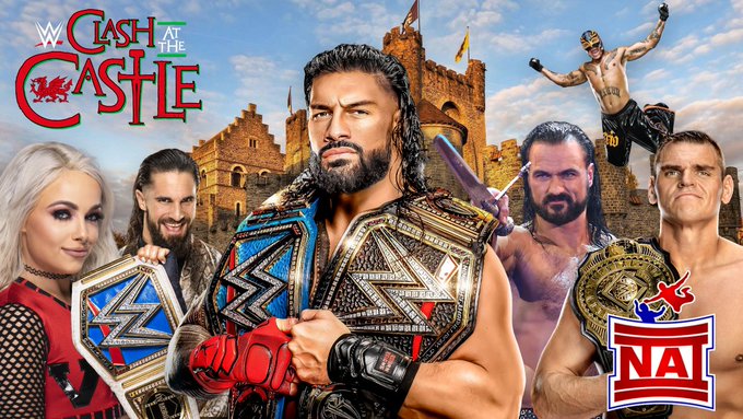 NewAgeInsiders's tweet photo. Full Reactions from an action-packed Event, #NAIpod's Clash at the Castle Review is UP on https://t.co/X3KGg7LL7A!
#WWE #ClashAtTheCastle #WWECastle #WWERAW #SmackDown https://t.co/mSNUjkmboy