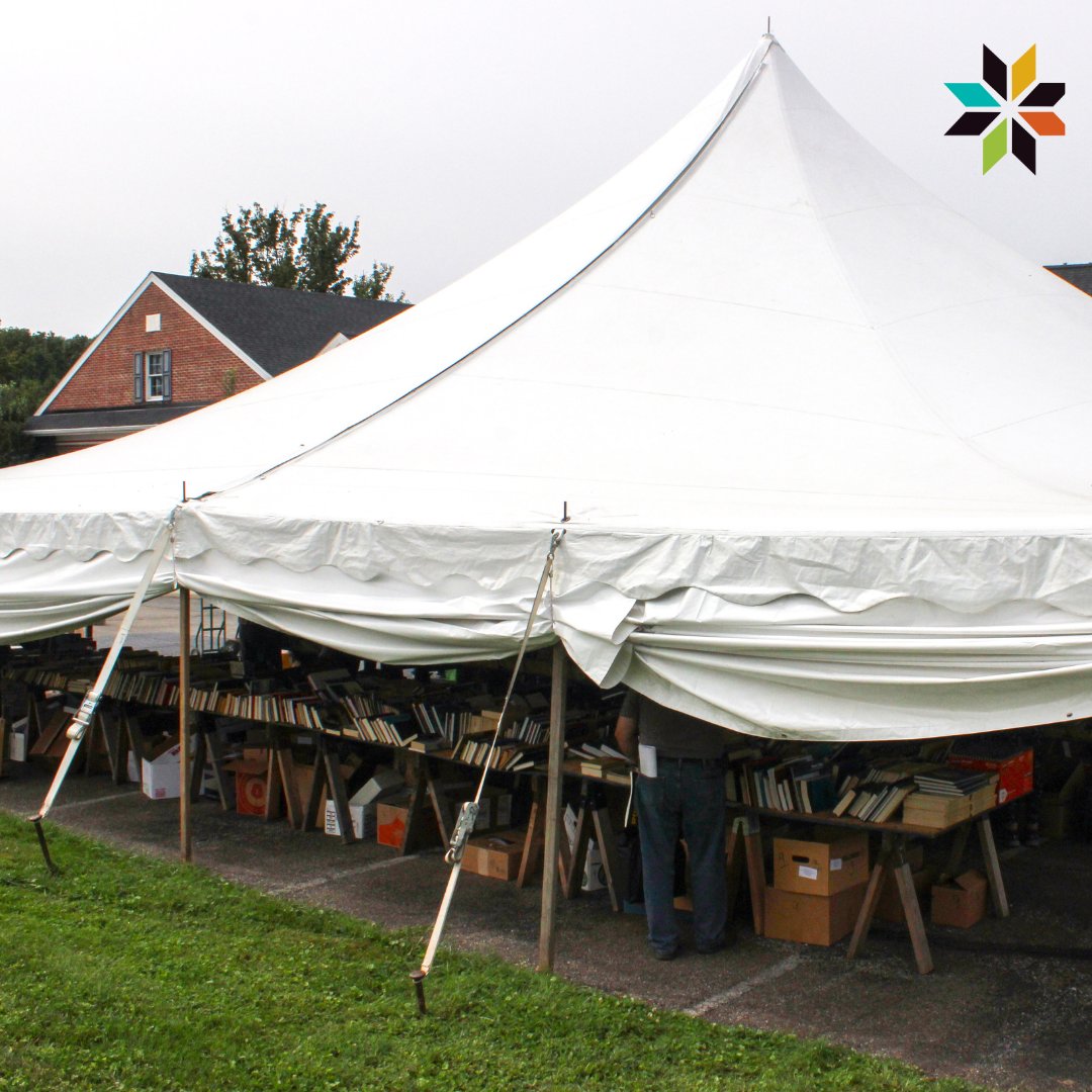 This time next week, the white tent will return along with thousands of used books for our annual Bookworm Frolic!  Join us September 15-17 for one of our most popular community events.

For more information, go to: mennonitelife.org/event/bookworm…