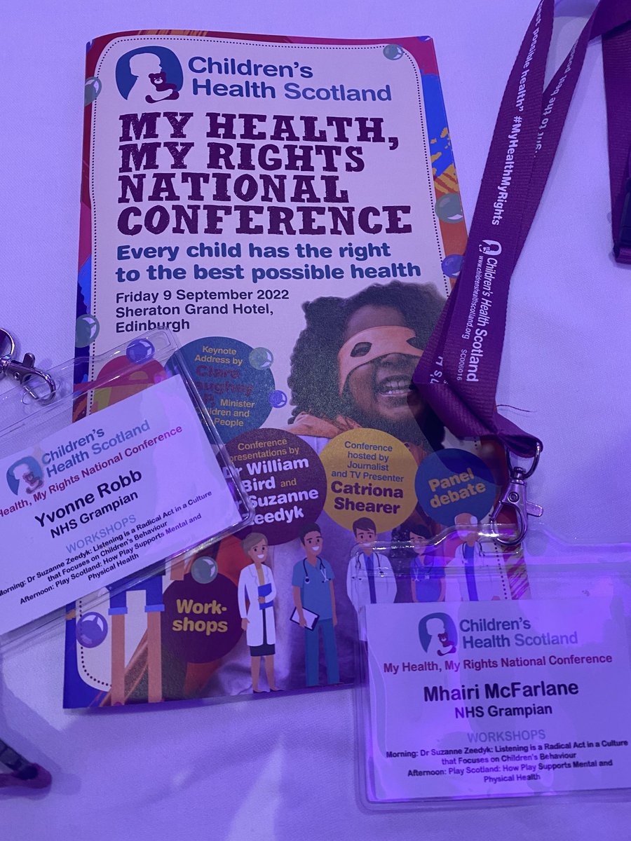 Thought provoking day ⁦<a href="/ChildHealthScot/">Children's Health Scotland</a>⁩ Thank you ⁦#MyHealthMyRights #Beingherd