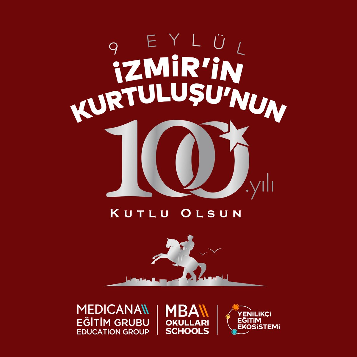 9 Eylül İzmir'in Kurtuluşu'nun 100. yılı kutlu olsun!