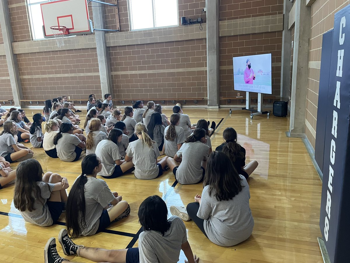 BMSS_PE's tweet photo. Boys and Girls getting in @2Wordstv today. ZERO TALENT: “It takes Zero Talent to be positive, prepared and coachable.” - @MackeySpeaks #LETSGO #CHARACTERDEVELOPMENT #LEADERSHIP #MOTIVATION #ZEROTALENT #BUILDINGTHECULTURE #WEARESOUTH @PrincipalJRob @Drtprice https://t.co/nD3eTMUlDh