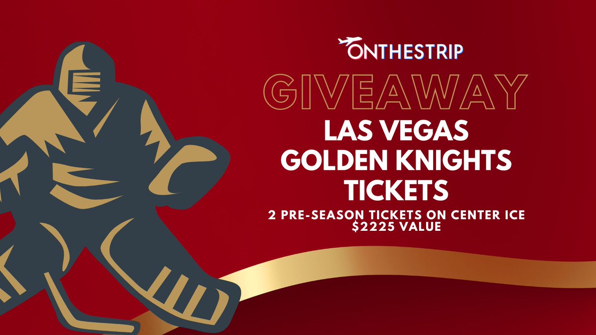 #GiveawayAlert Want to win front row tickets to #LasVegasGoldenKnights ? Enter our #Giveaway: giveaway.onthestrip.com