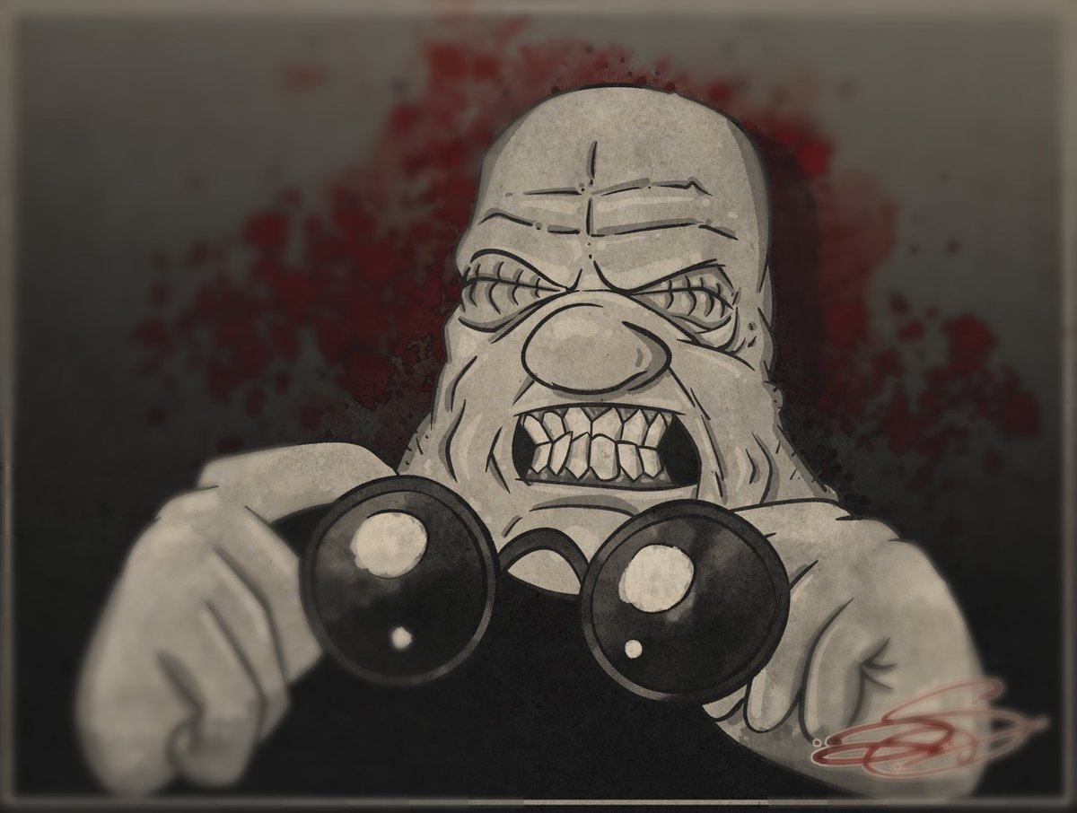 getdown_moses's tweet photo. Happy 35th Hellraiser!

#cartoon #cartoonart #cartoonist #digitalart #traditionalart #copic #inkdrawing #clipstudiopaint #comic #comicart #comics #comicartist #artistsontwitter #commissionsopen #illustration #Hellraiser #butterball #cenobite #sunglasses #eyes https://t.co/2mZ1nwcQER