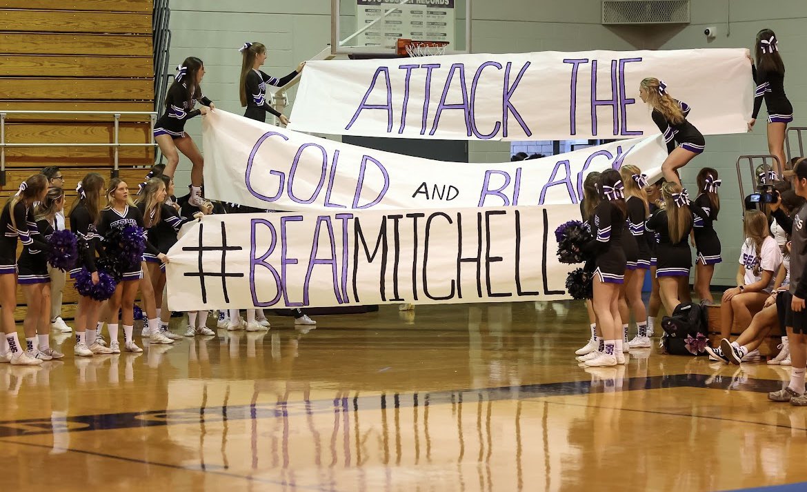 RRHSPurplePosse's tweet photo. The day has come!! Make sure to be @ home to watch your Royal Knights face Mitchell! It white out🤍🤍 #possebaby #beatmitchell https://t.co/ALMW2e5y2k